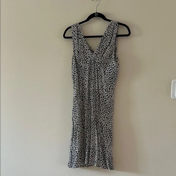 Rouje Blue Floral Mini Dress Size 38 - Picture 3 of 6